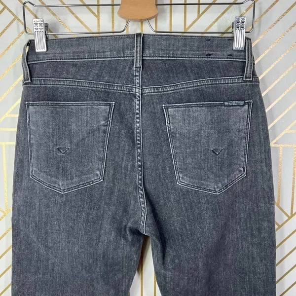 Hudson‎ Jeans The Stevie Midrise Lace Up Skinny Jeans in Vacancy Gray Size US 27 - Image 9