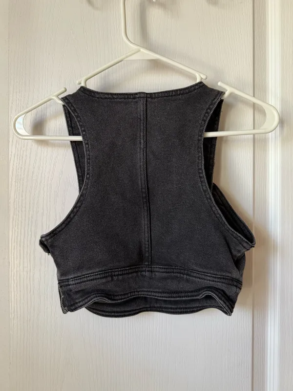 Target Black Denim Tank Top - Image 2