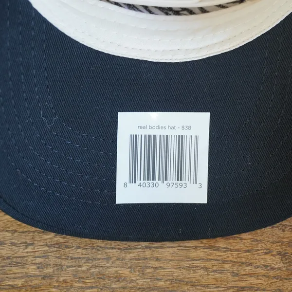 Nuuds Real Bodies Look Good Nuud Trucker Hat‎ Snapback Cream Black Cap Casual - Image 6