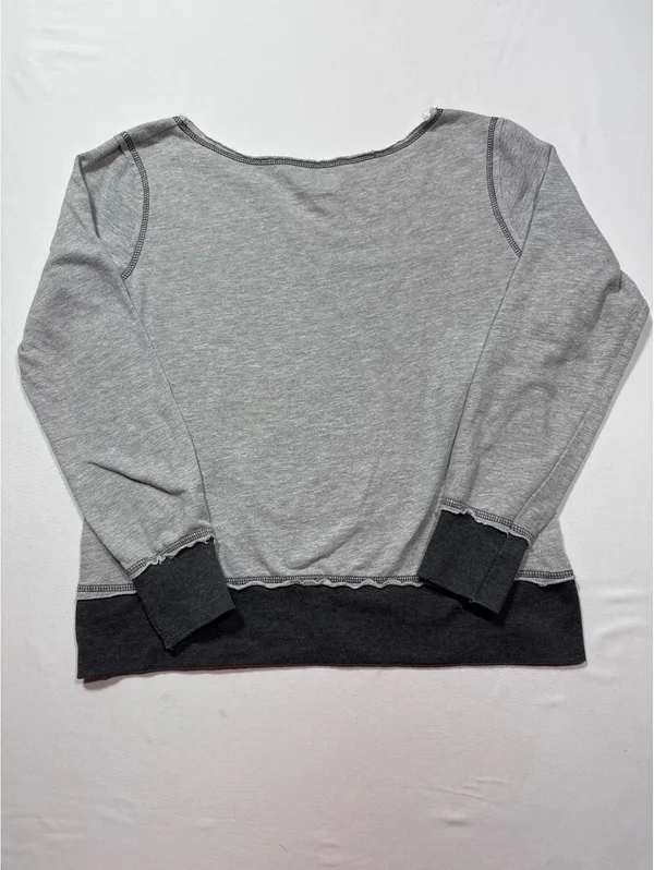 Pittsburgh Steelers Steel Curtain Grey Sweatshirt - Womens S - Image 5