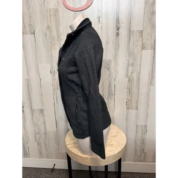 Columbia Sportswear Black Button-Up Fleece Jacket Women’s XS - Image 4