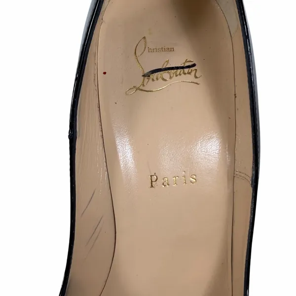 Christian Louboutin So Kate 120 Patent Leather Pump Black Size 40.5 - Image 12