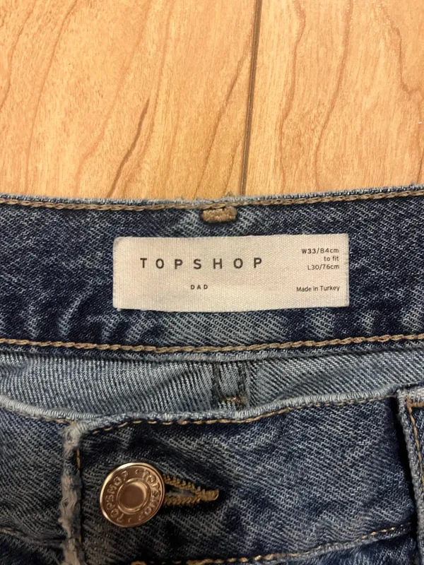 Topshop Denim Jeans dad - Image 3