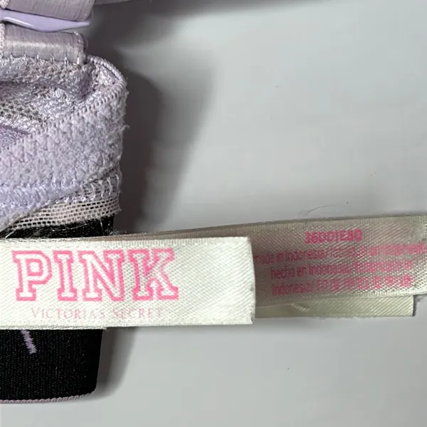 PINK Victoria's Secret PUSH UP everywhere push up/wear bra 36DD lilac pink color - Image 6