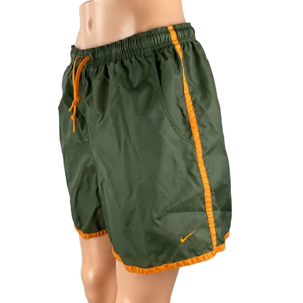 Nike Women's Green Drawstring Yoga Workout Running Athletic Mini Shorts Size L - Image 2