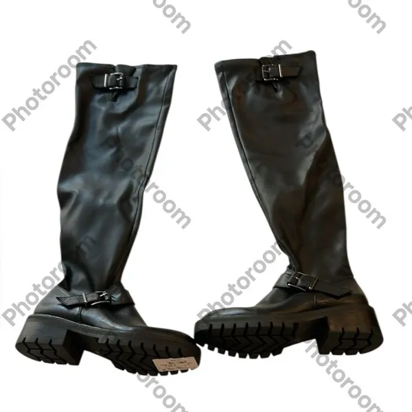 VINCE Camuto Boots April’s Over-The-Knee Boot Lug Sole Stretch, 6.5, NWOT - Image 5