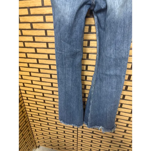 Risen Pull‎ On Flare Leg Jeans Size 5 Blue - Image 5