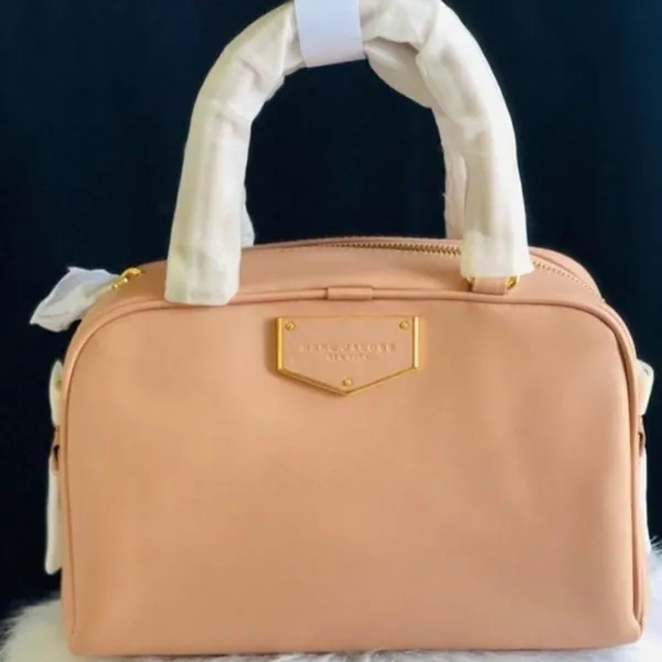 Marc Jacobs Voyager‎ Leather Mini Satchel, Luxury Italian Leather, Pink, NWT - Image 7