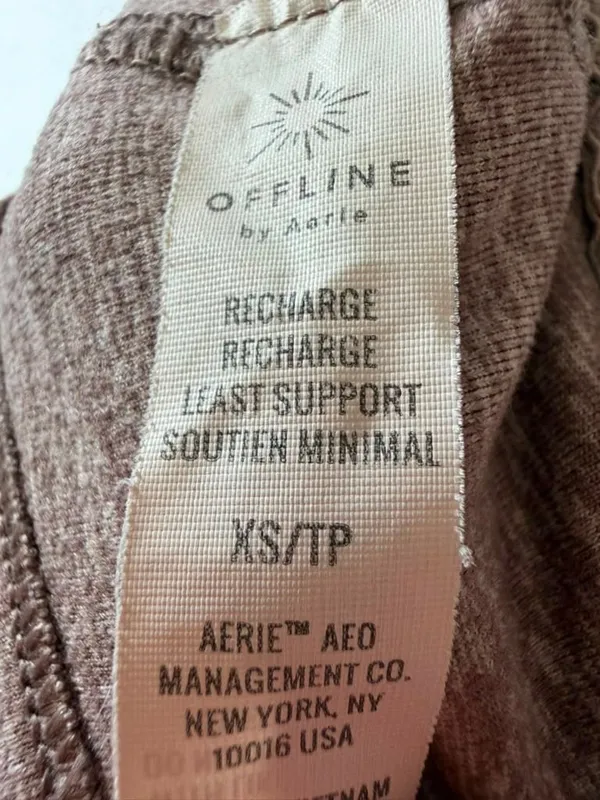 OFFLINE by Aerie Recharge Racerback Longline Sports Bra - Image 3
