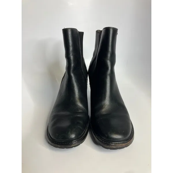 Cole‎ Haan Womens Black Leather Chelsea Heeled Ankle Boots Size 8.5 B - Image 2