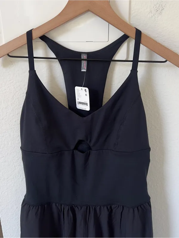 Free People FP Movement Renewal Waves One-Piece in Black NWT - Image 5