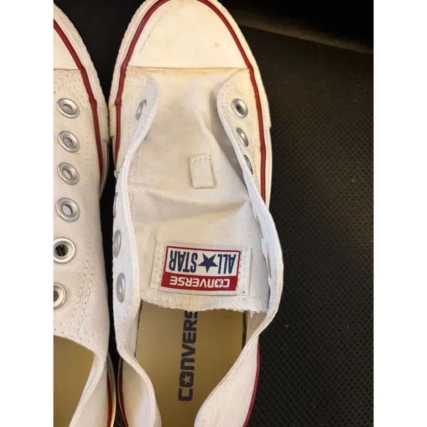 Converse All Star Low‎ Top Sneakers White Casual Shoes W7 M5 - Image 4