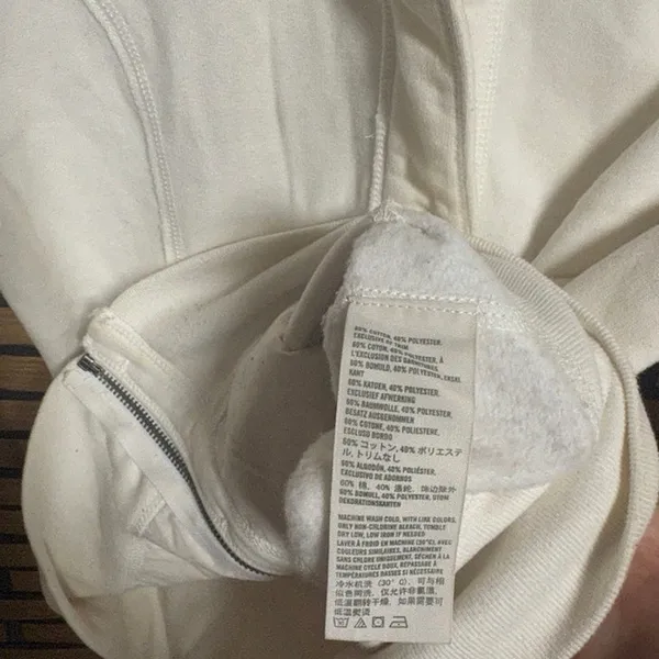 Hollister Cream Button Front Cardigan Size‎ Large - Image 10