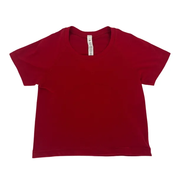 Lululemon Swiftly Tech Cropped Short Sleeve 2.0 Oxford‎ Red Size 2 - Image 2