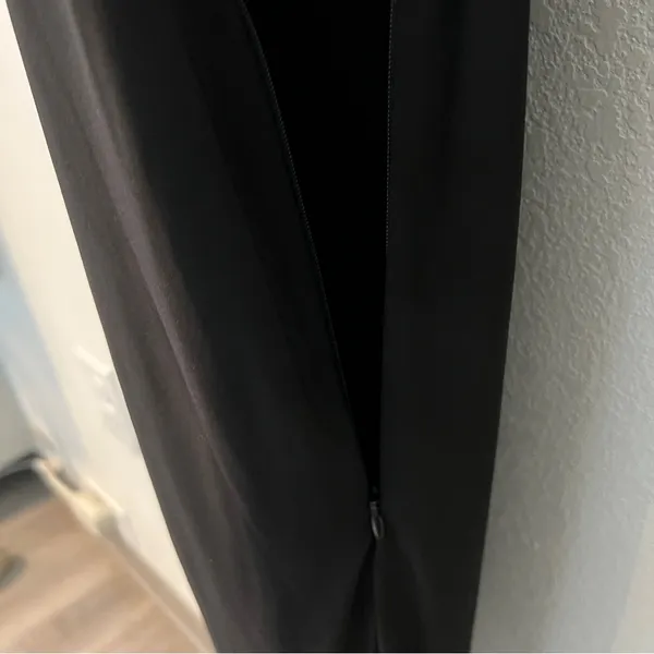 CLUB L LONDON Off The Shoulder Black Maternity Bardot‎ Fitted Jumpsuit - Image 6