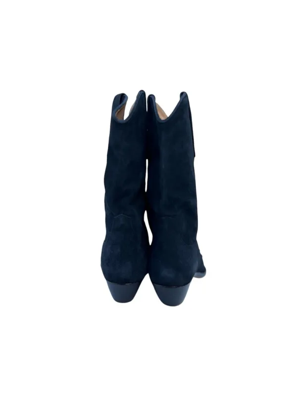 Isabel Marant Duerto 35MM Velvet Calf Leather Suede Cowboy Boots Size EU 36 US 6 - Image 10