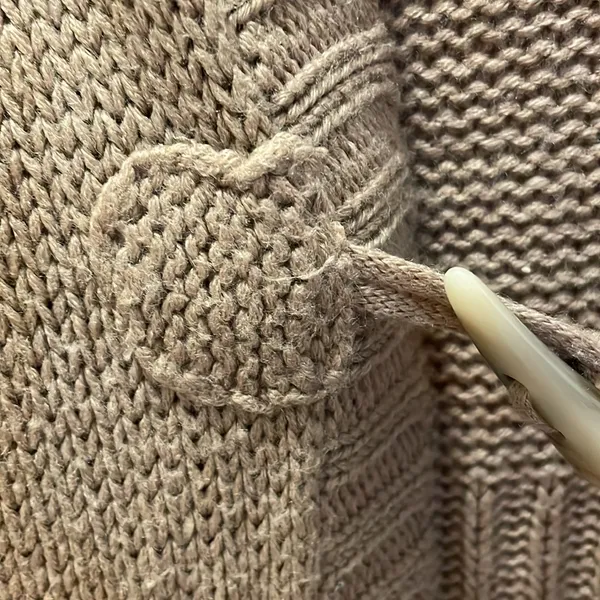 Gilmore girls style Lorilai One Step Up long line cardigan tan M - Image 5
