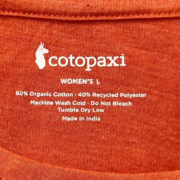 Cotopaxi‎ Hello Desert T-Shirt Joshua Tree National Park Organic Rust Women's L - Image 5