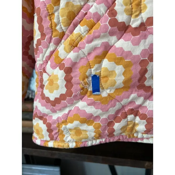 Show Me Your Mumu Powder Puffed Jacket Honeycomb Daisy Womens Size Medium - Image 10