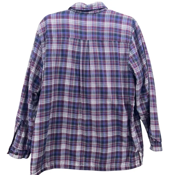 LL‎ Bean Shacket Blue Large - Image 2