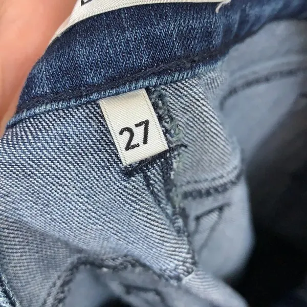 Dex Flared Ashbury Distressed Dark Wash Jeans - Image 3