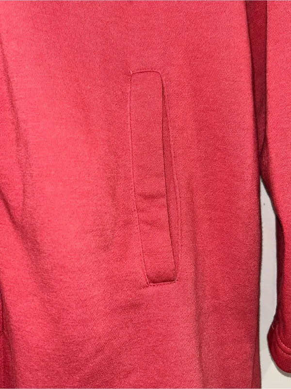 Zenana Outfitters Coral Full-Zip Hooded Long Sweatshirt Women’s M/L - Image 3