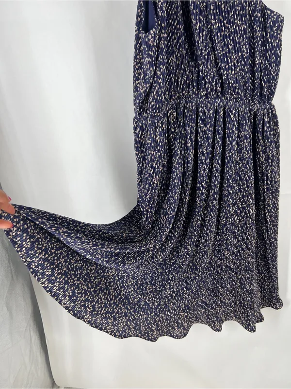 HD in Paris Anthropologie Pleated Halter Dress M‎ Petite - Image 6