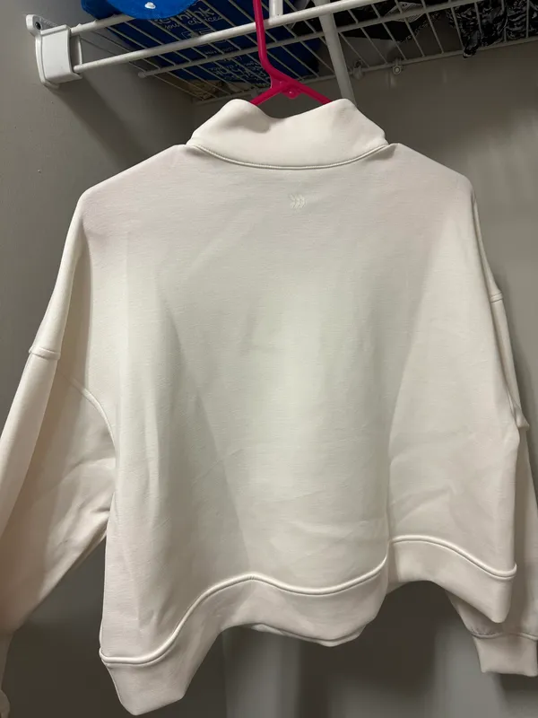 All In Motion White Quarter Zip - Image 2