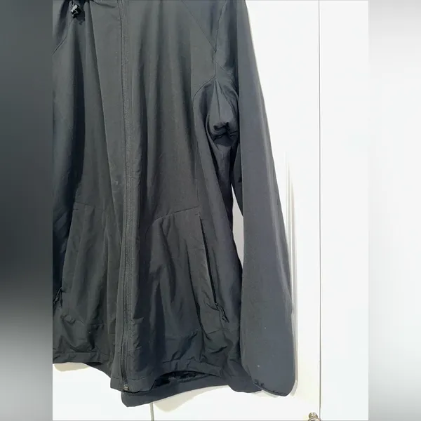 Duluth Trading Co Faux Fur Lined Hooded Full Zip Jacket L - Image 4