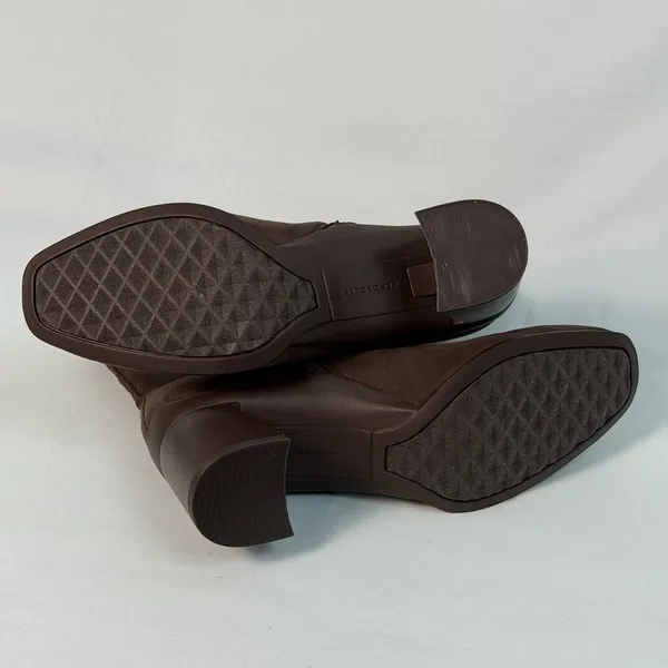 Aerosoles Size-7 M Corinda Womens Block Heel Brown‎ Boots - Image 5