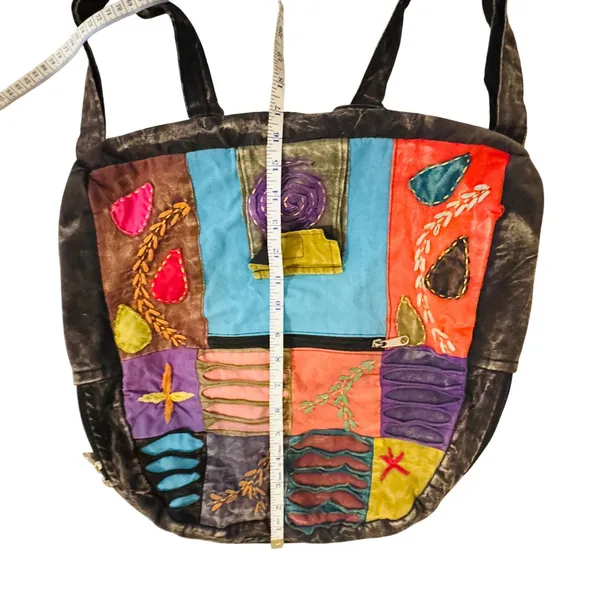 KPC Nepal Patchwork Boho Backpack Handmade Cotton Festival Hippie‎ Rucksack - Image 6