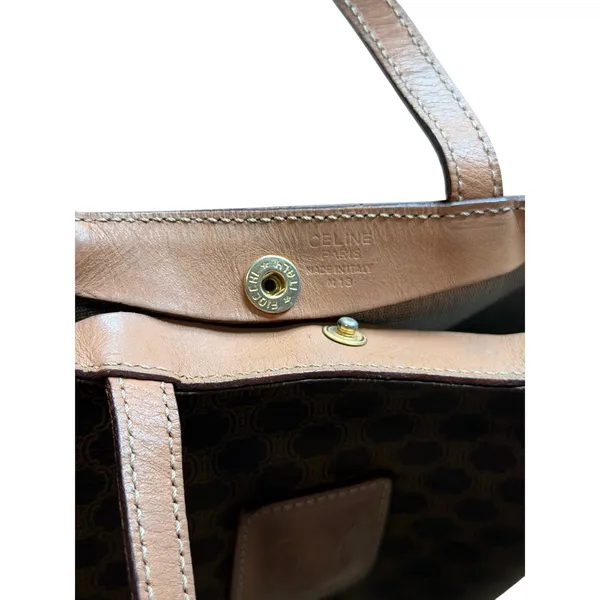 Vintage Celine Macadam Top Handle Bag - Image 8