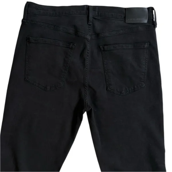EUC 7 For All Mankind Isola Flare Jeans Black Size 32 - Image 10