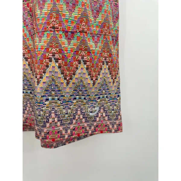 Foray Golf Skirt Women XL NWT Multi Pink Chevron‎ Print Patch Pocket Mini Skort - Image 4