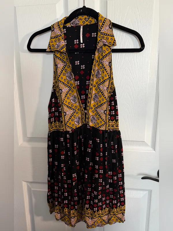 Free People Charlotte Sleeveless Tunic Top Large - Image 5