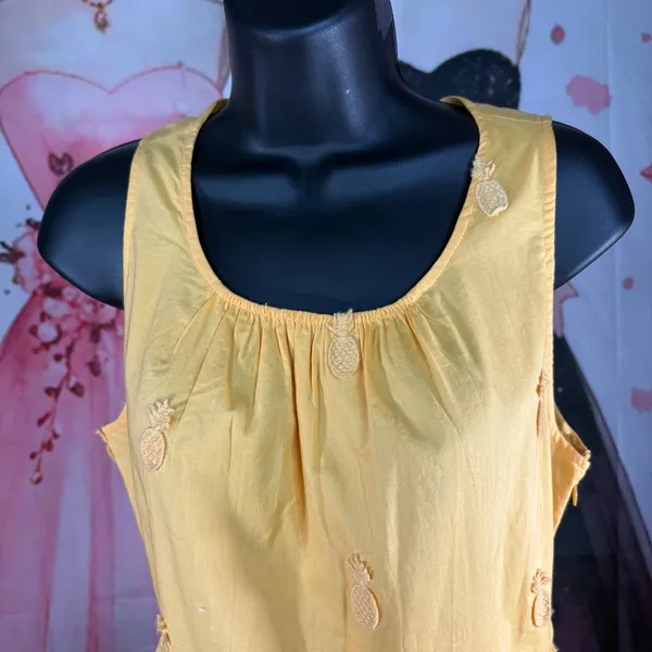 J. Crew Yellow Sleeveless Tiered Sundress 4 - Image 14