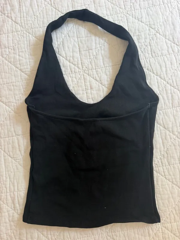 ZARA Black Halter Top - Image 2