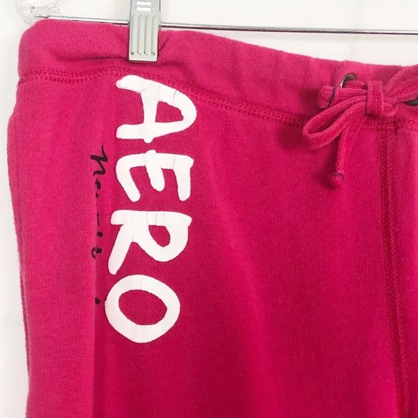 Aeropostale Pants Womens Medium Y2K Retro Throwback Wide Leg Active Lounge - Image 4