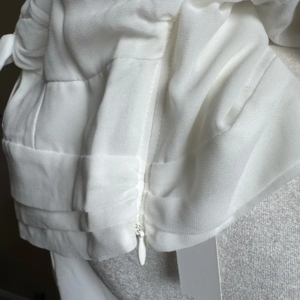 For Love & Lemon Trisha Crop Top in White NWT, $154 Retail - Image 9