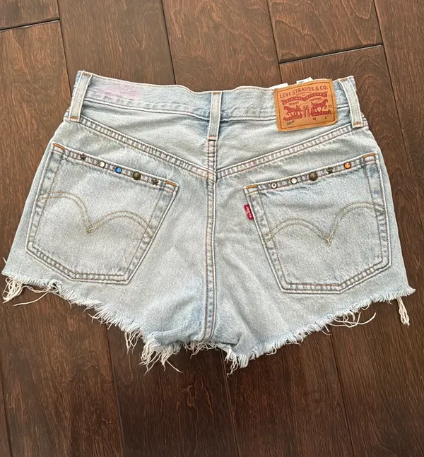 Levi’s Embellished Shorts - Image 2