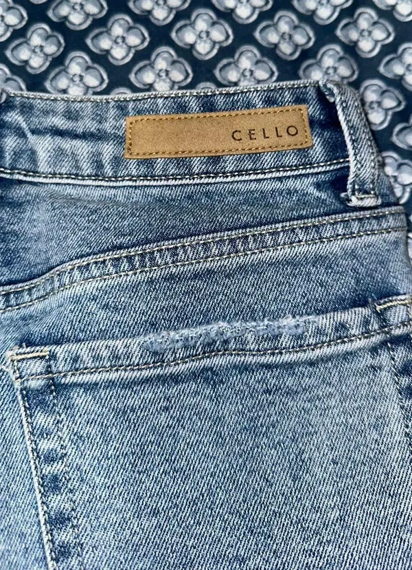Cello Jeans Denim Distressed Mom Jeans - Image 6