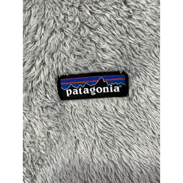 Patagonia Los Gatos Fleece Vest Gray Full Zip High Pile Sherpa Women’s XL - Image 4