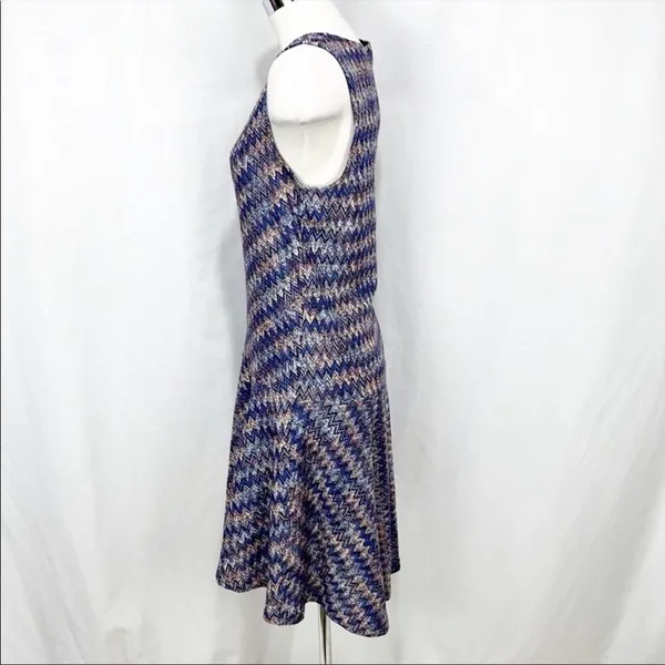 Anthro Maeve westwater‎ chevron knit v neck dress xs - Image 6