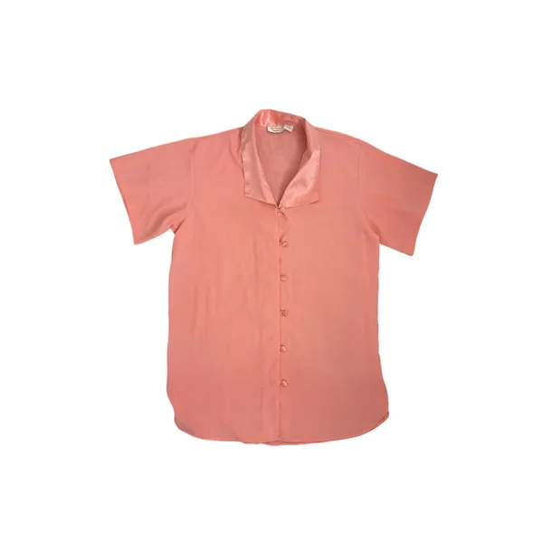 Vintage Victoria's Secret Front Button Satin Loungewear Night Shirt Small - Image 3