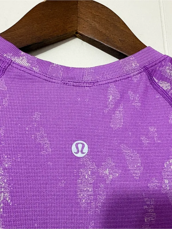 Lululemon Swiftly Tech Short Sleeve 2.0 Shadow Bloom Lilac Purple Running Shirt6 - Image 6