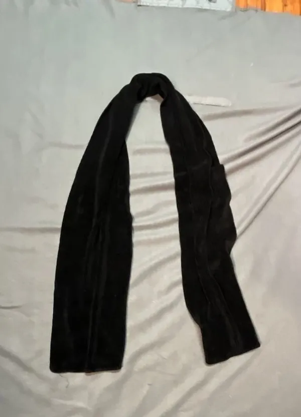 525 Made in America Black Corduroy Scarf - Image 2