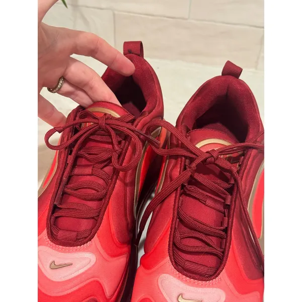 Nike Air Max 720 Sneaker Women's 8 / Youth 6.5 Red Gold Team Red Hot Punch - Image 8