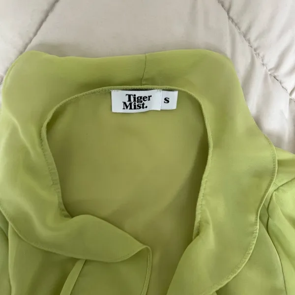 Tiger Mist Green Sheer Long Sleeve - Image 4