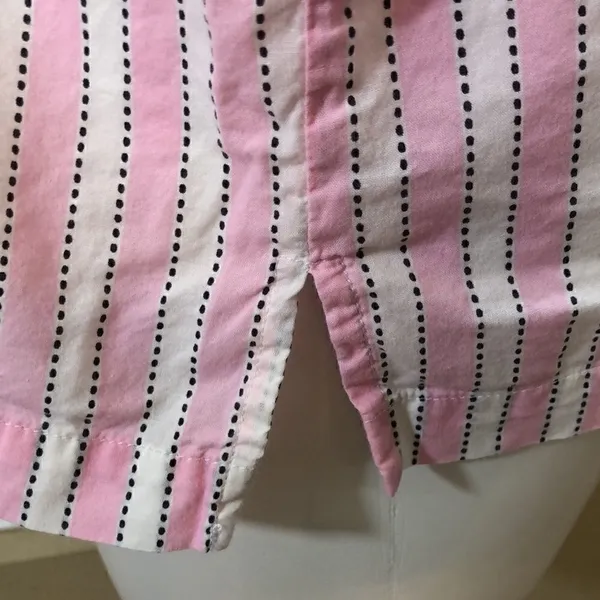 Victoria’s Secret pink striped pajama top - Image 6