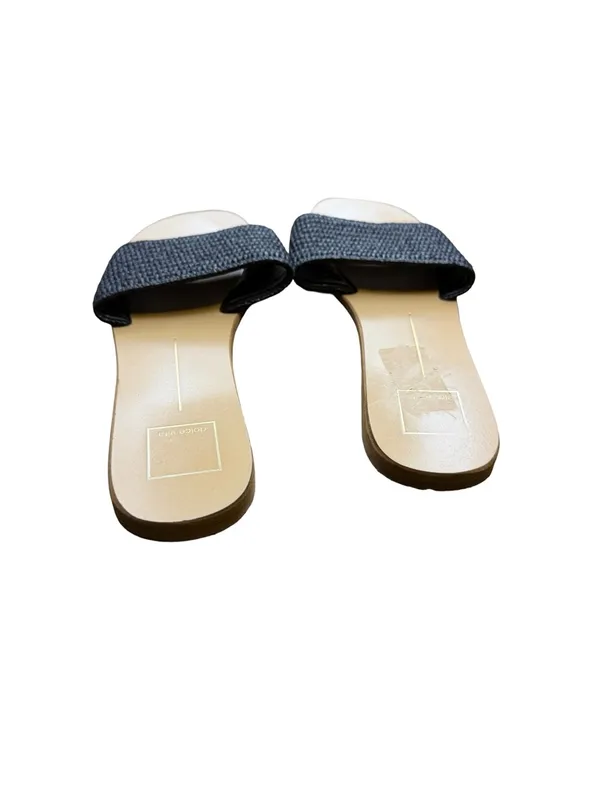 ✨🖤‎ Dolce Vita Woven Raffia Slide Sandals Black Size 10 🖤✨ - Image 4